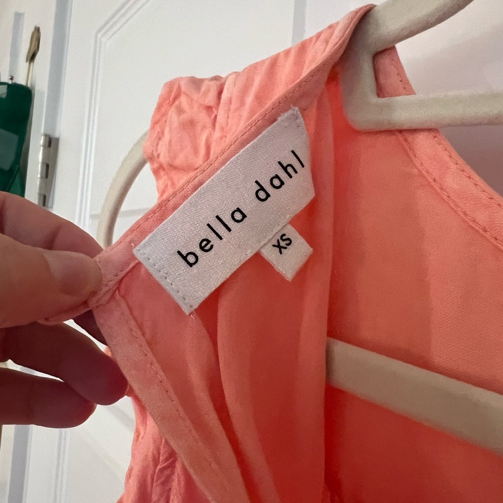 Bella Dahl Coral Sleeveless Dress